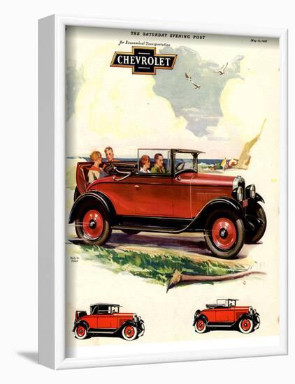 1928 GM Chevrolet Economical-null-Framed Art Print