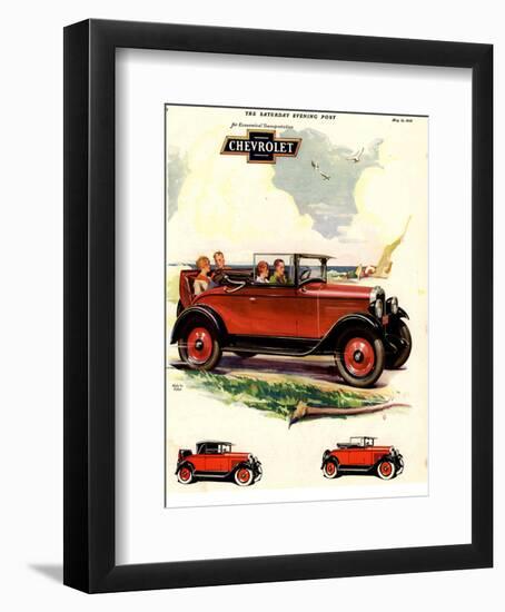 1928 GM Chevrolet Economical-null-Framed Art Print