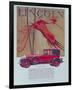 1928 Lincoln Cabriolet-null-Framed Art Print