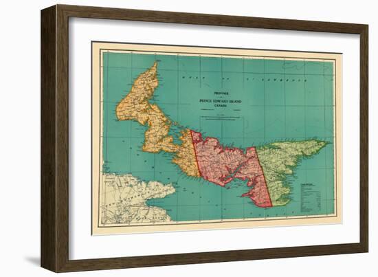 1928, Prince Edward Island, Canada-null-Framed Giclee Print