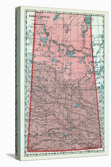 1928, Saskatchewan Province, Canada-null-Stretched Canvas