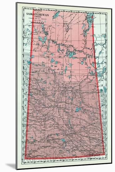 1928, Saskatchewan Province, Canada-null-Mounted Giclee Print