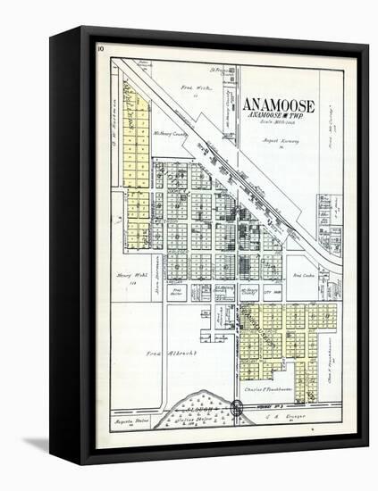 1929, Anamoose, North Dakota, United States-null-Framed Stretched Canvas