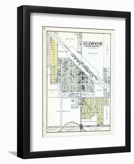 1929, Anamoose, North Dakota, United States-null-Framed Giclee Print