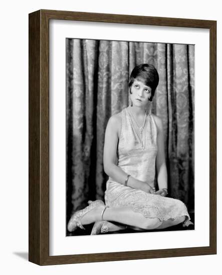 1929: Clara Bow (1905 - 1965) 'The Saturday Night Kid'-null-Framed Photo