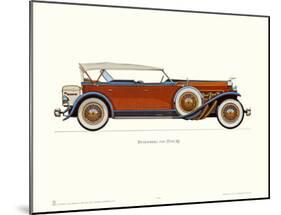 1929 Duesenberg-null-Mounted Art Print