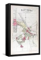 1929, East Peoria - Central, Illinois, United States-null-Framed Stretched Canvas