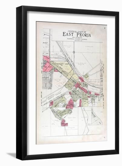 1929, East Peoria - Central, Illinois, United States-null-Framed Giclee Print