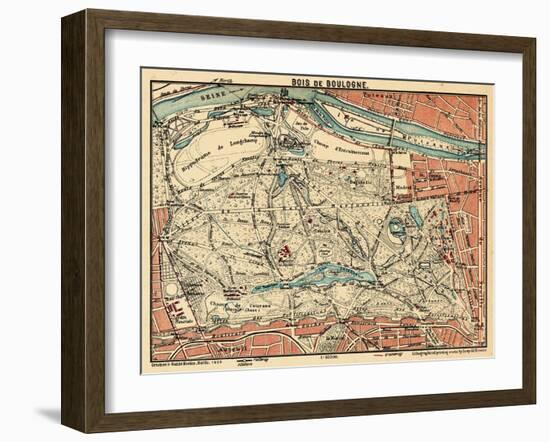 1929, France, Bois de Boulogne-null-Framed Giclee Print