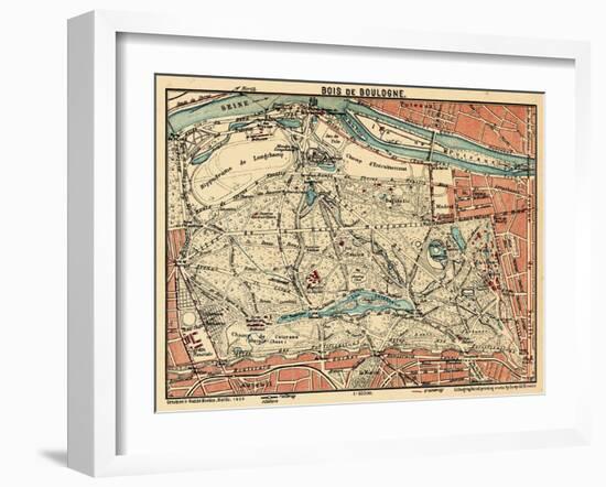 1929, France, Bois de Boulogne-null-Framed Giclee Print