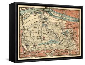 1929, France, Bois de Boulogne-null-Framed Stretched Canvas