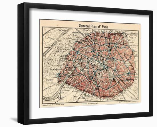 1929, France, Paris General-null-Framed Giclee Print