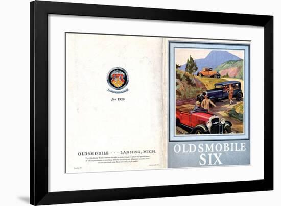 1929 GM Oldsmobile Lansing-Six-null-Framed Art Print