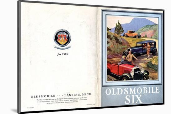 1929 GM Oldsmobile Lansing-Six-null-Mounted Art Print