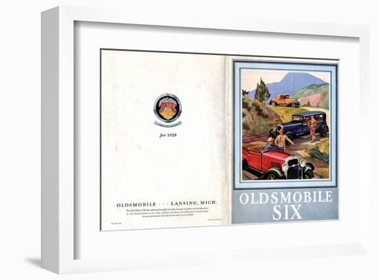 1929 GM Oldsmobile Lansing-Six-null-Framed Art Print