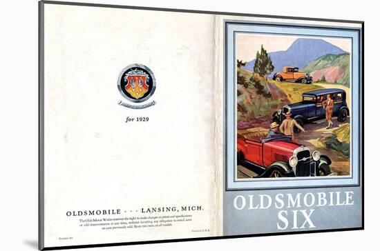 1929 GM Oldsmobile Lansing-Six-null-Mounted Art Print