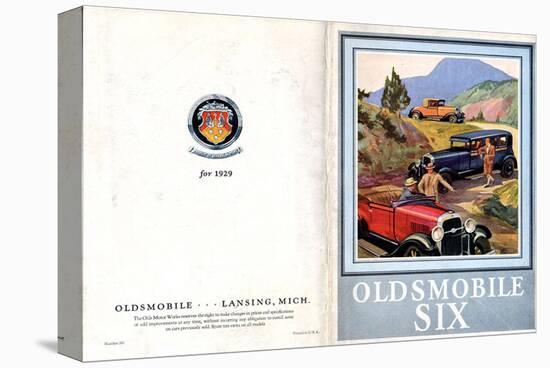 1929 GM Oldsmobile Lansing-Six-null-Stretched Canvas