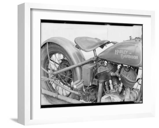 1929 Harley-Davidson Motorcycle-Dick Whittington Studio-Framed Photographic Print