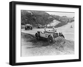 1929 Lagonda 2 Litre, Brooklands, Surrey, (1930)-null-Framed Photographic Print