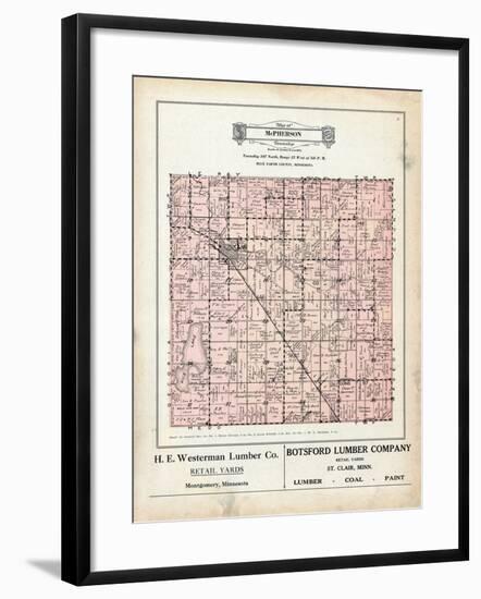 1929, McPherson Township, Minnesota, United States-null-Framed Giclee Print