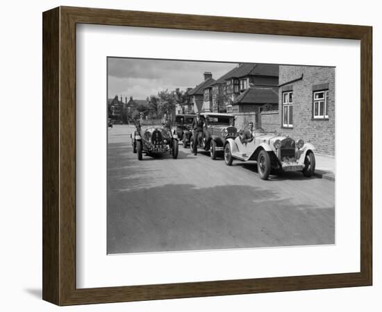 1930 Alfa-Romeo, Chrysler Coupe and Bugatti Type 43 2262cc-Bill Brunell-Framed Photographic Print