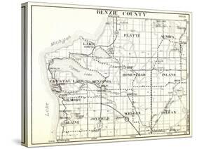 1930, Benzie County, Crystal Lake, Platte, Almira, Homestead, Inland, Gilmore, Blaine, Joyfield, We-null-Stretched Canvas