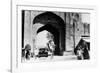 1930 Cadillac Saloon Beneath the Amber Gate, Jaipur, India, (C193)-null-Framed Photographic Print