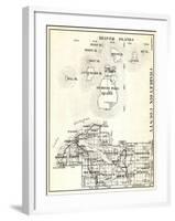 1930, Charlevoix County, St. James, Big Beaver Island, Peaine, Hayes, Evangeline, Chandler, Norwood-null-Framed Giclee Print