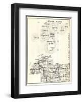 1930, Charlevoix County, St. James, Big Beaver Island, Peaine, Hayes, Evangeline, Chandler, Norwood-null-Framed Premium Giclee Print