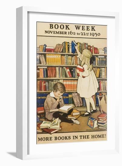 1930 Children's Book Council Book Week-null-Framed Giclee Print