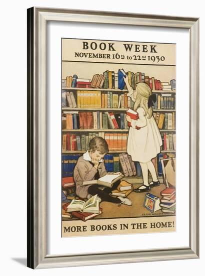 1930 Children's Book Council Book Week-null-Framed Giclee Print