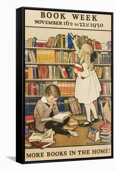 1930 Children's Book Council Book Week-null-Framed Stretched Canvas