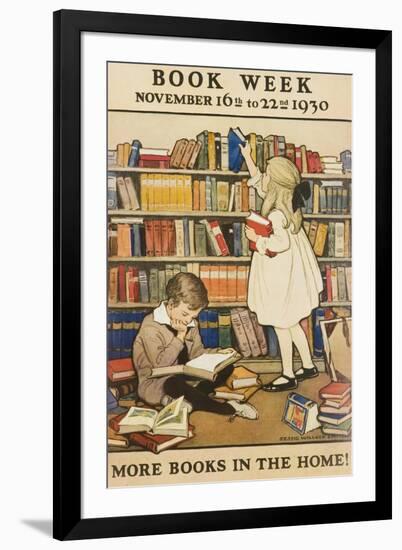 1930 Children's Book Council Book Week-null-Framed Giclee Print