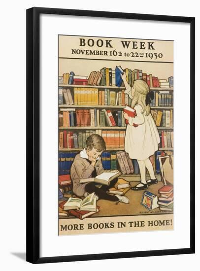 1930 Children's Book Council Book Week-null-Framed Giclee Print