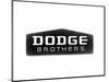 1930 Dodge Brothers Name Plate-null-Mounted Art Print