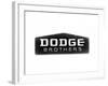 1930 Dodge Brothers Name Plate-null-Framed Art Print