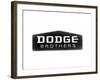 1930 Dodge Brothers Name Plate-null-Framed Art Print