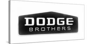 1930 Dodge Brothers Name Plate-null-Stretched Canvas