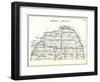 1930, Huron County, Caseville, Hume, Port Austin, Dwight, Winsor, Oliver, Colefax, Verona, Sigel, S-null-Framed Giclee Print