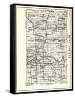 1930, Kent County, Tyrone, Solon, Nelson, Spencer, Sparta, Algoma, Courtland, Oakfield, Alpine, Gra-null-Framed Stretched Canvas