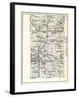 1930, Kent County, Tyrone, Solon, Nelson, Spencer, Sparta, Algoma, Courtland, Oakfield, Alpine, Gra-null-Framed Giclee Print