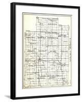 1930, Lapeer County, Rich, Burlington, Marathon, Deerfield, North Branch, Burnside, Oregon, Mayfiel-null-Framed Giclee Print