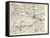 1930, Washtenaw County, Lyndon, Dexter, Webster, Salem, Superior, Ann Arbor, Bridgewater, Saline, M-null-Framed Stretched Canvas