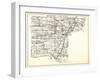 1930, Wayne County, Northville, Livonia, Plymouth, Van Huren, Romulus, Taylor, Browns Town, Sumpter-null-Framed Giclee Print