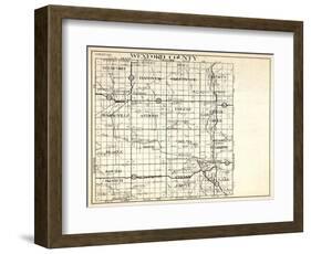 1930, Wexford County, Hanover, Greenwood, Liberty, Springville, antioch, Colfax, Slagle, Boon, Selm-null-Framed Giclee Print