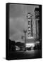 1930s 1933 NIGHT SCENE OF CHICAGO MOVIE THEATER ON STATE STREET MARQUEE ANNOUNCING JEAN HARLOW I...-Panoramic Images-Framed Stretched Canvas