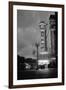 1930s 1933 NIGHT SCENE OF CHICAGO MOVIE THEATER ON STATE STREET MARQUEE ANNOUNCING JEAN HARLOW I...-Panoramic Images-Framed Photographic Print