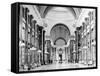 1930s-1940s Interior Main Hall Salon De Pasos Perdidos of Capitol Building Havana Cuba-null-Framed Stretched Canvas