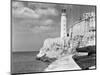 1930s-1940s Lighthouse at Morro Castle Havana Bay Havana Cuba-null-Mounted Photographic Print