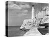 1930s-1940s Lighthouse at Morro Castle Havana Bay Havana Cuba-null-Stretched Canvas